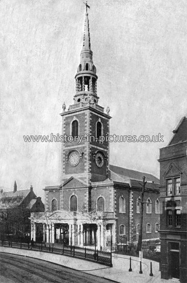 St Mary, Parish and Borough Church, Built 1754, restored 1904, Islington, London. c.1904